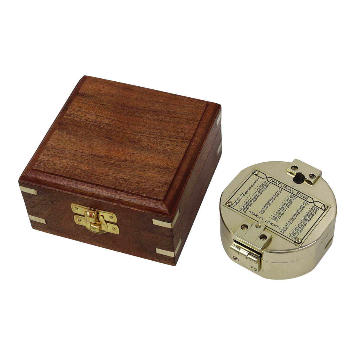 Personalised Brass Brunton Compass