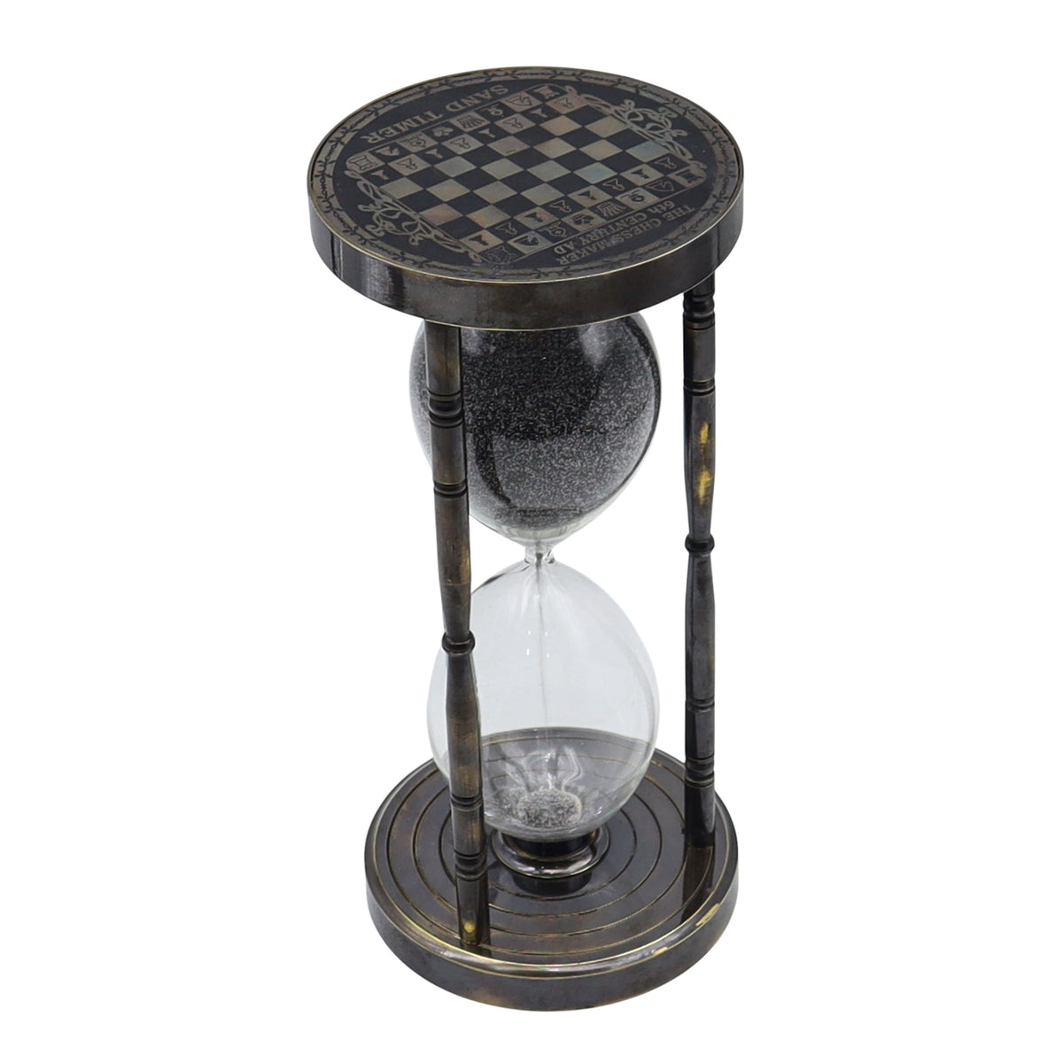 10-Minute Sand Timer with Chess Design