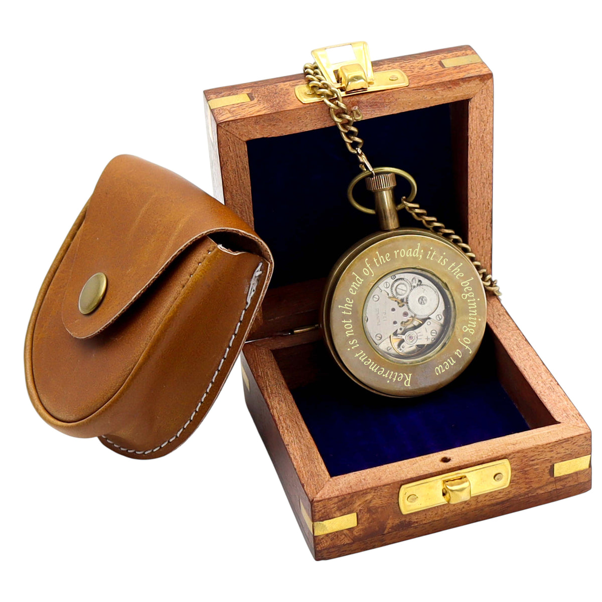 Personalised The Mayfair Mechanical Pocket Watch