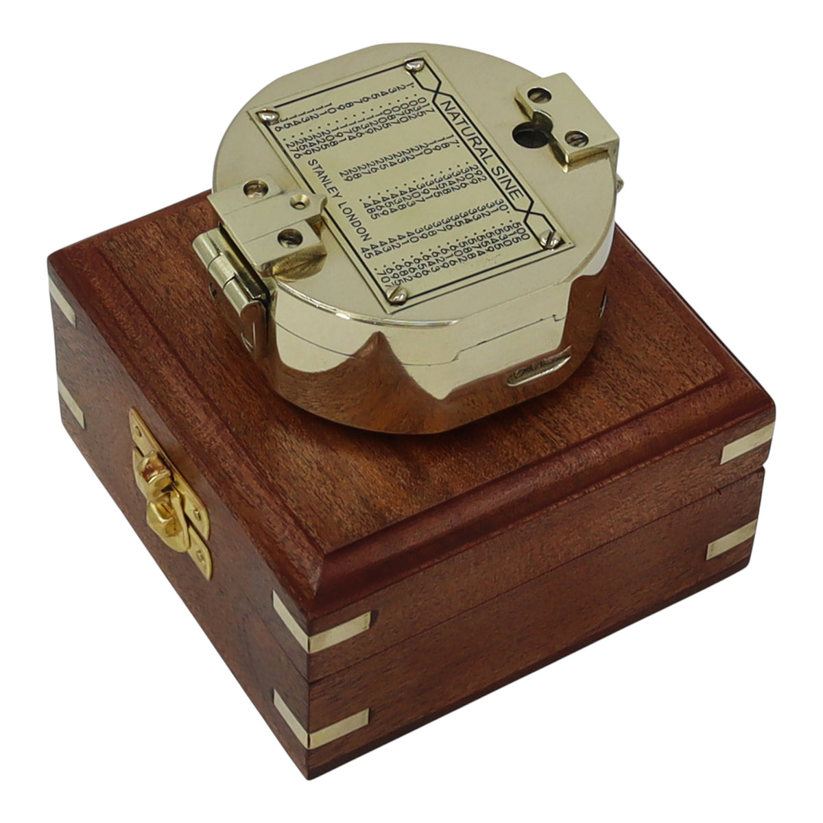 Personalised Brass Brunton Compass