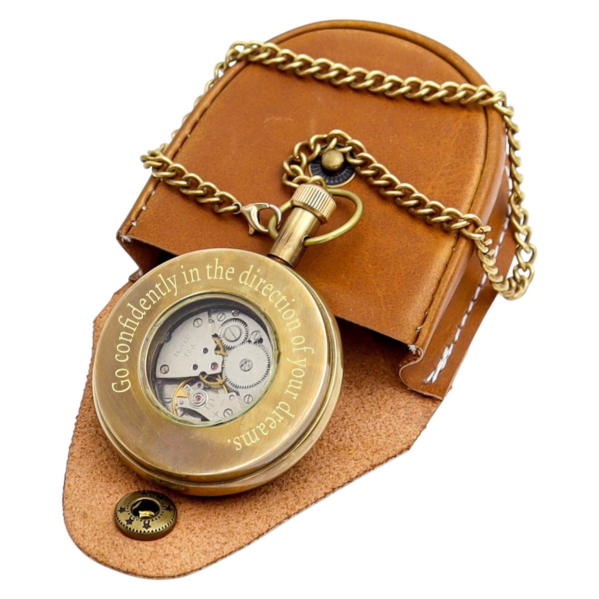 Personalised The Mayfair Mechanical Pocket Watch