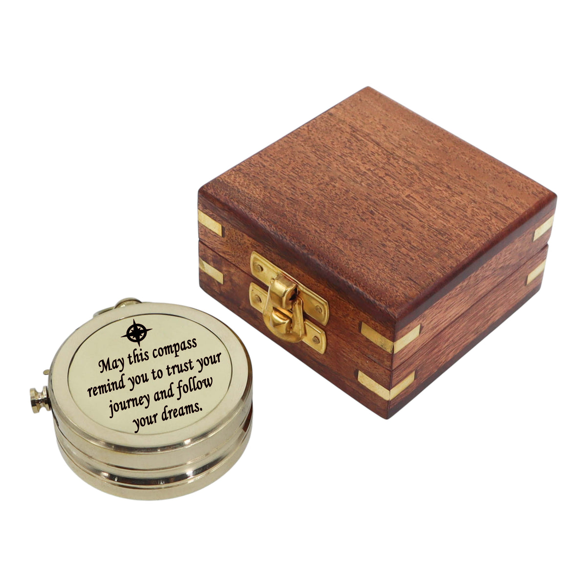 Custom Dollond London Open Face Brass Compass