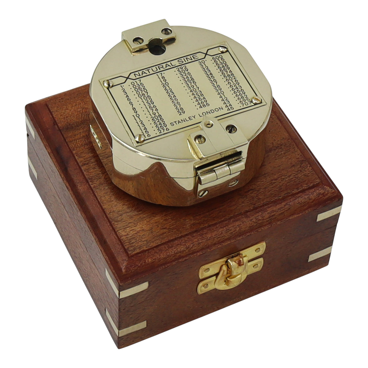 Personalised Brass Brunton Compass