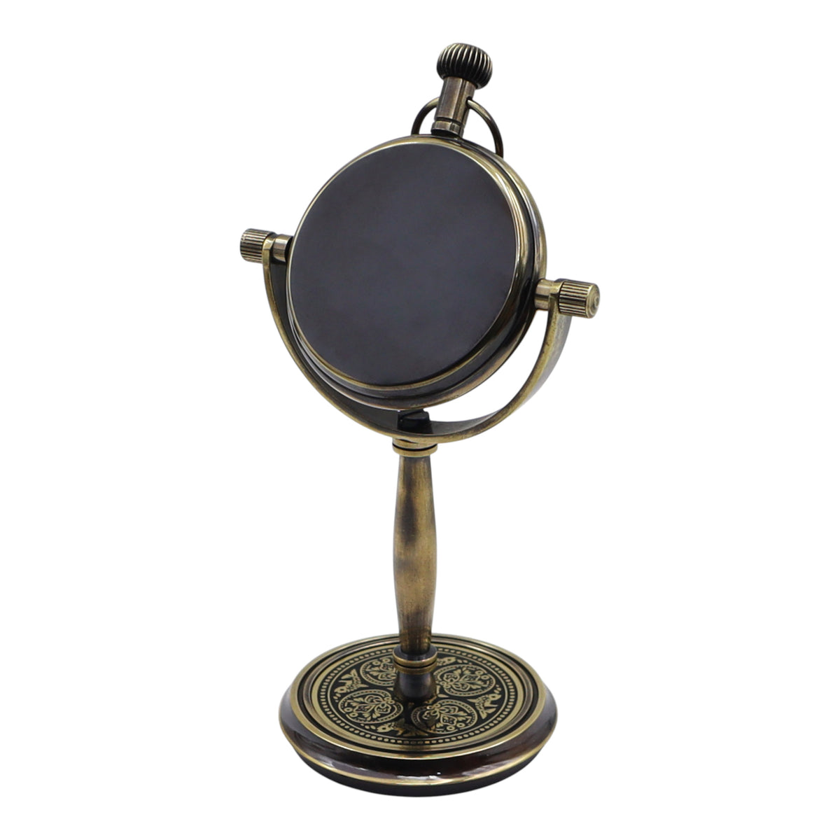Personalised Gunmetal Desk Clock