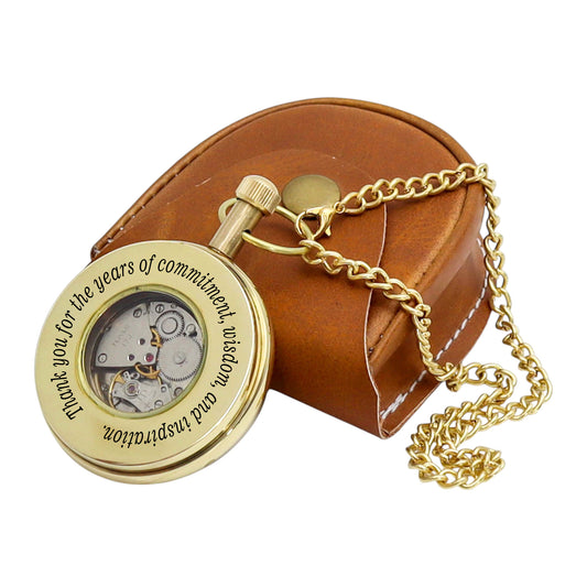 Personalised The Royal Mechanical Pocket Watch