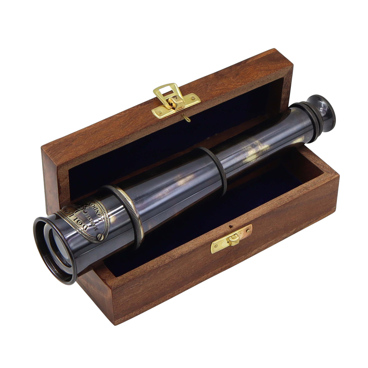 Personalised Brushed Gunmetal Telescope