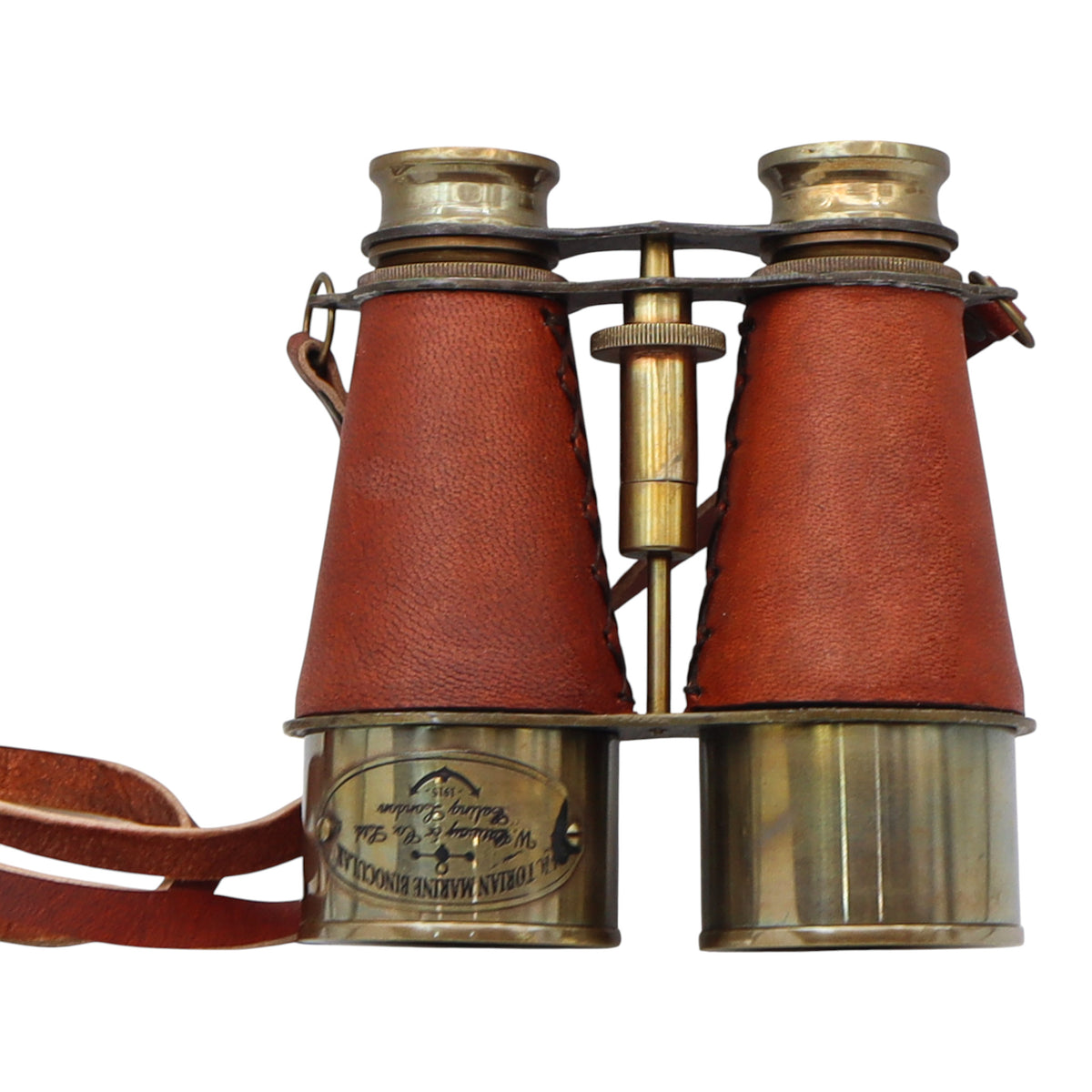 Personalised Bronze Binoculars with Leather Case
