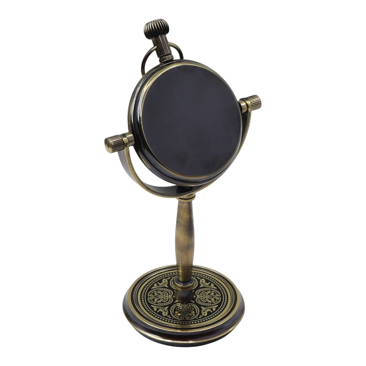 Personalised Gunmetal Desk Clock
