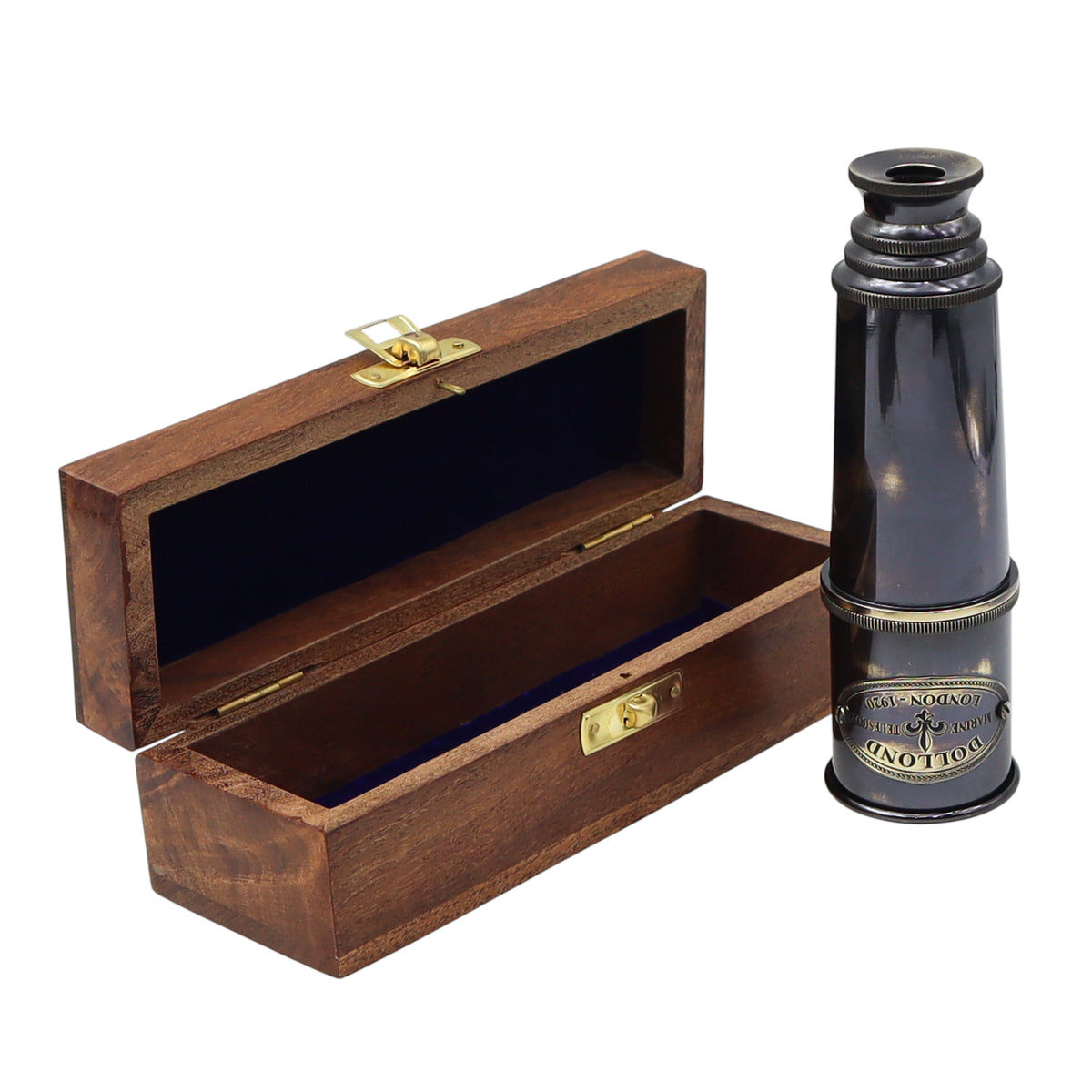 Personalised Brushed Gunmetal Telescope