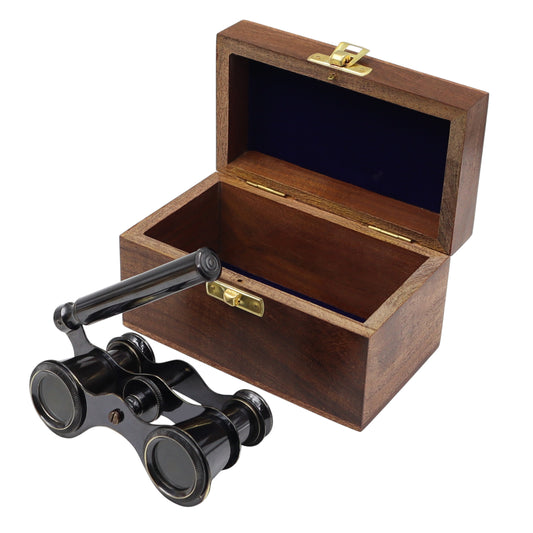 Personalised Gunmetal Opera Glasses