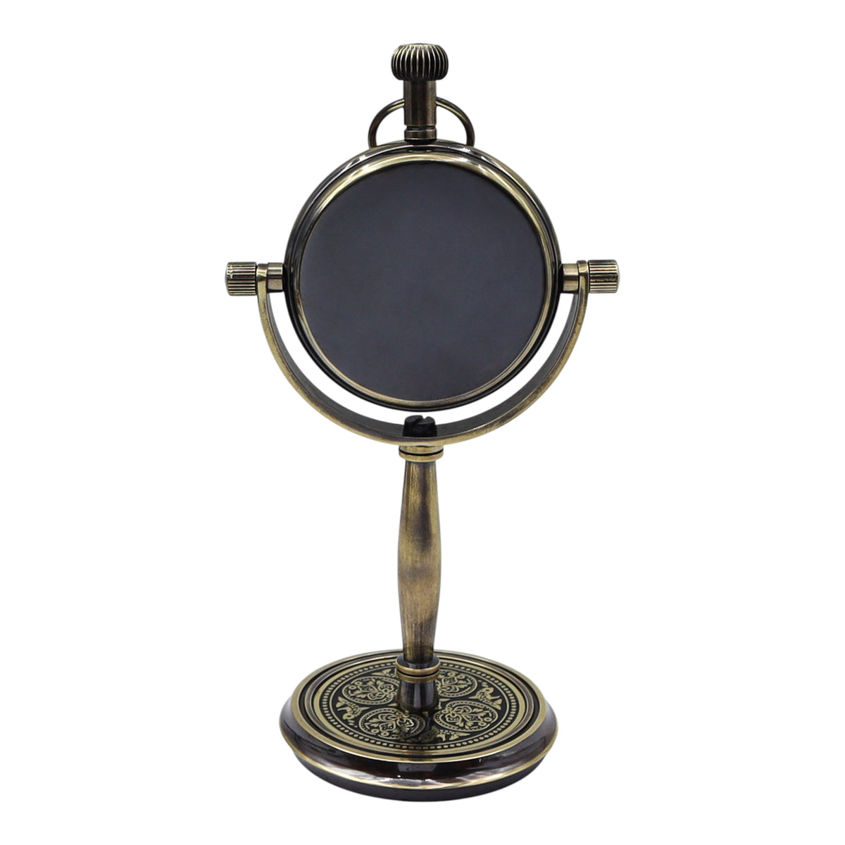 Personalised Gunmetal Desk Clock