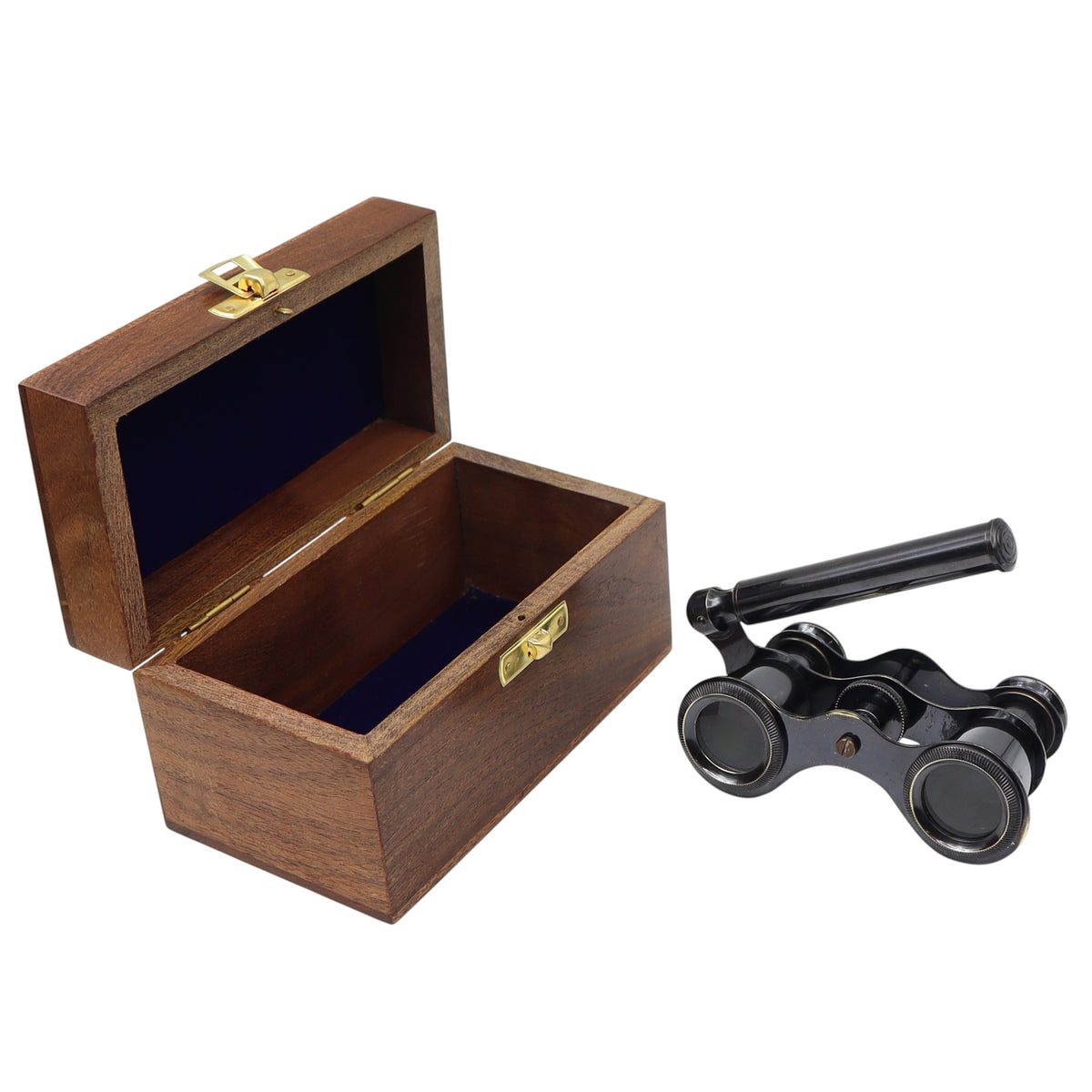 Personalised Gunmetal Opera Glasses