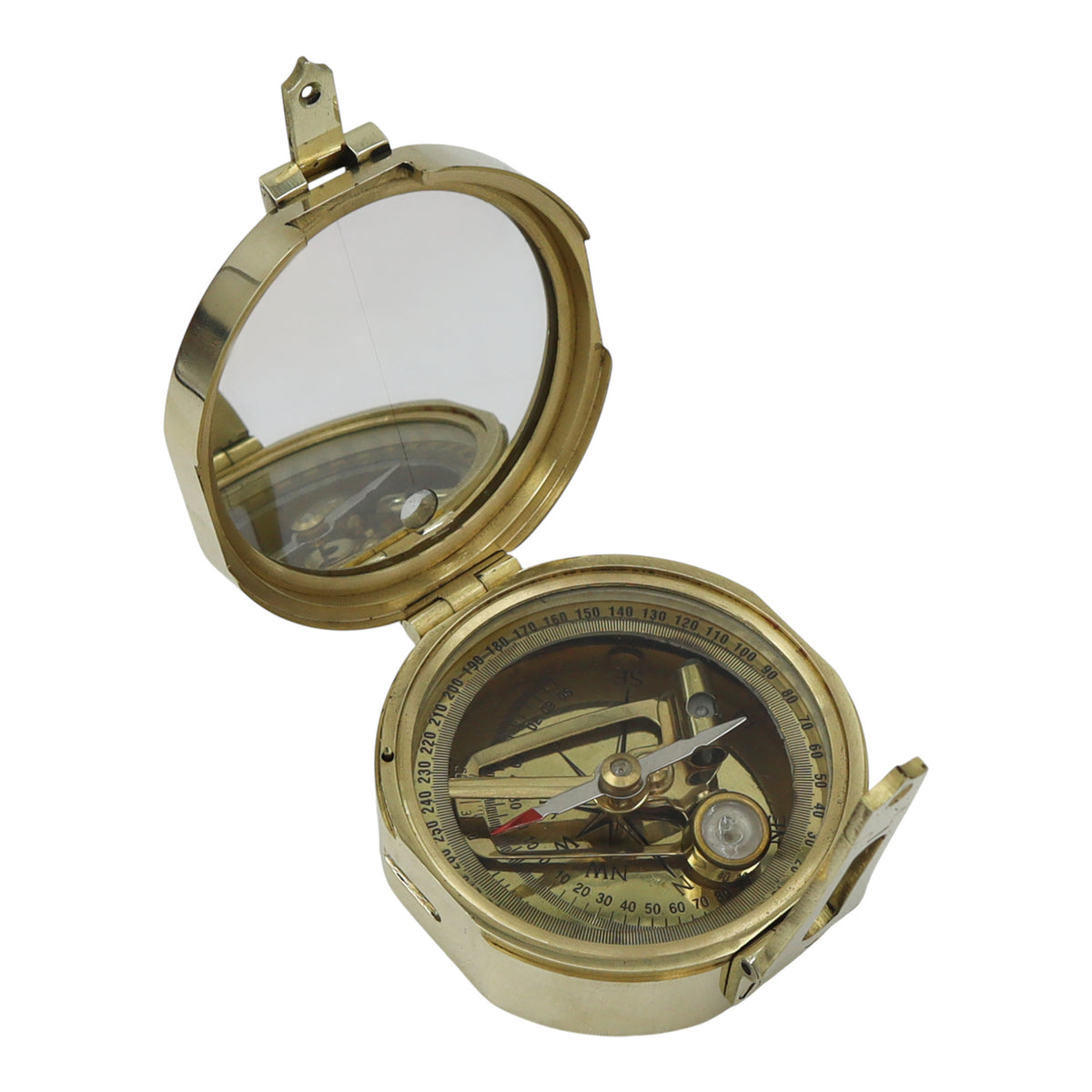 Personalised Brass Brunton Compass