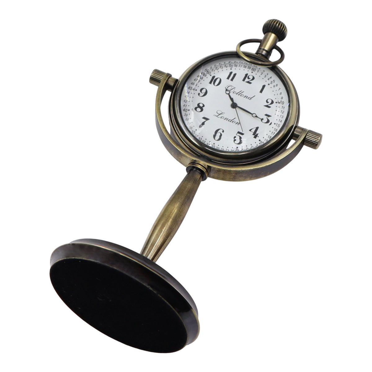 Personalised Gunmetal Desk Clock