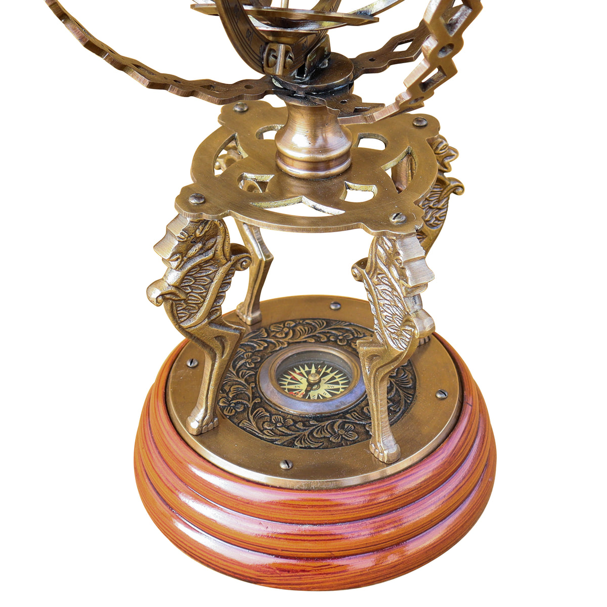 18” Armillary Sphere Celestial Globe with Compass