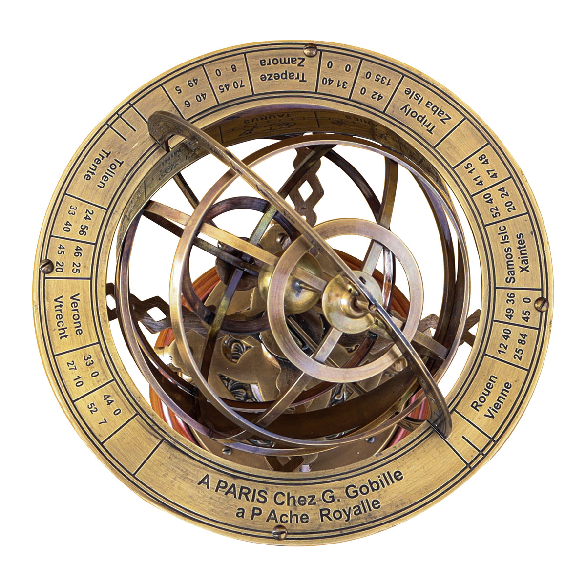 18” Armillary Sphere Celestial Globe with Compass