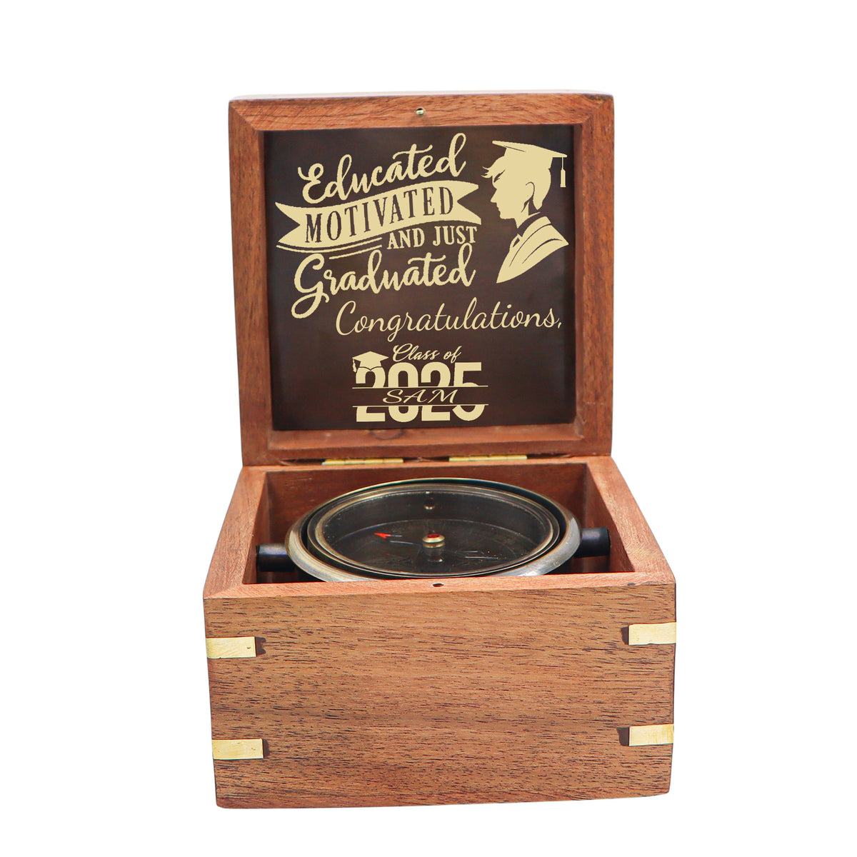 Personalised Heritage Gimbal Compass