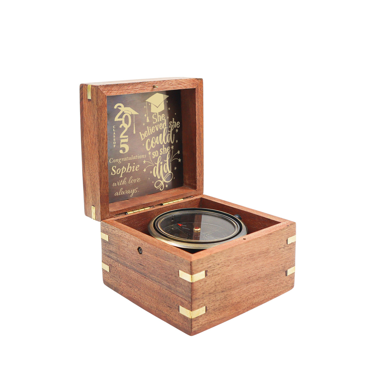 Personalised Heritage Gimbal Compass