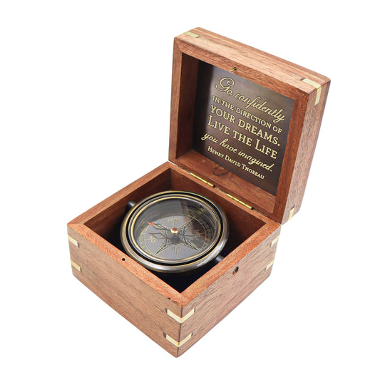 Personalised Heritage Gimbal Compass