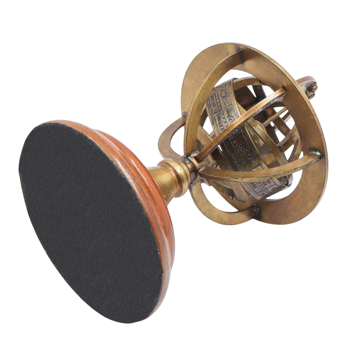 Personalized 14 cm Bronze Armillary Sphere