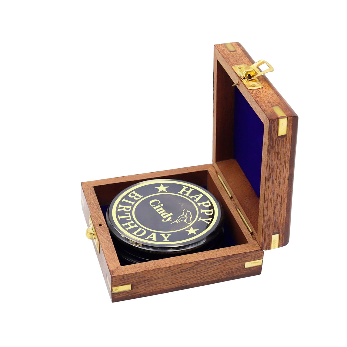 Personalised 100 Year Gunmetal 3-Inch Calendar Compass