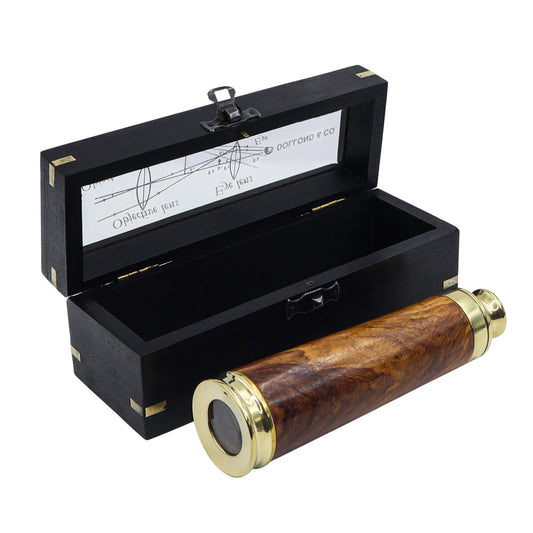 12-Inch DOLLOND & CO. Brass and Wood Telescope