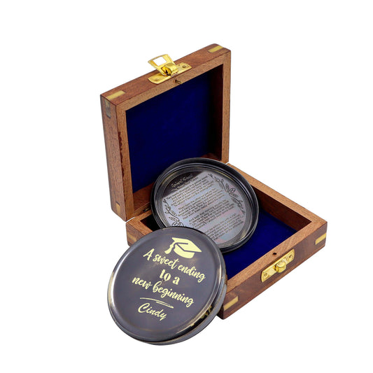 Personalised 100 Year Gunmetal 3-Inch Calendar Compass