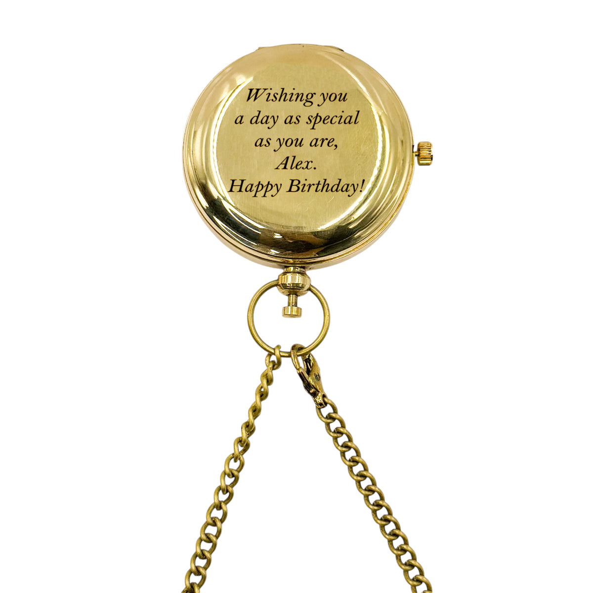 Personalised Pocket Watch for Birthday Gift