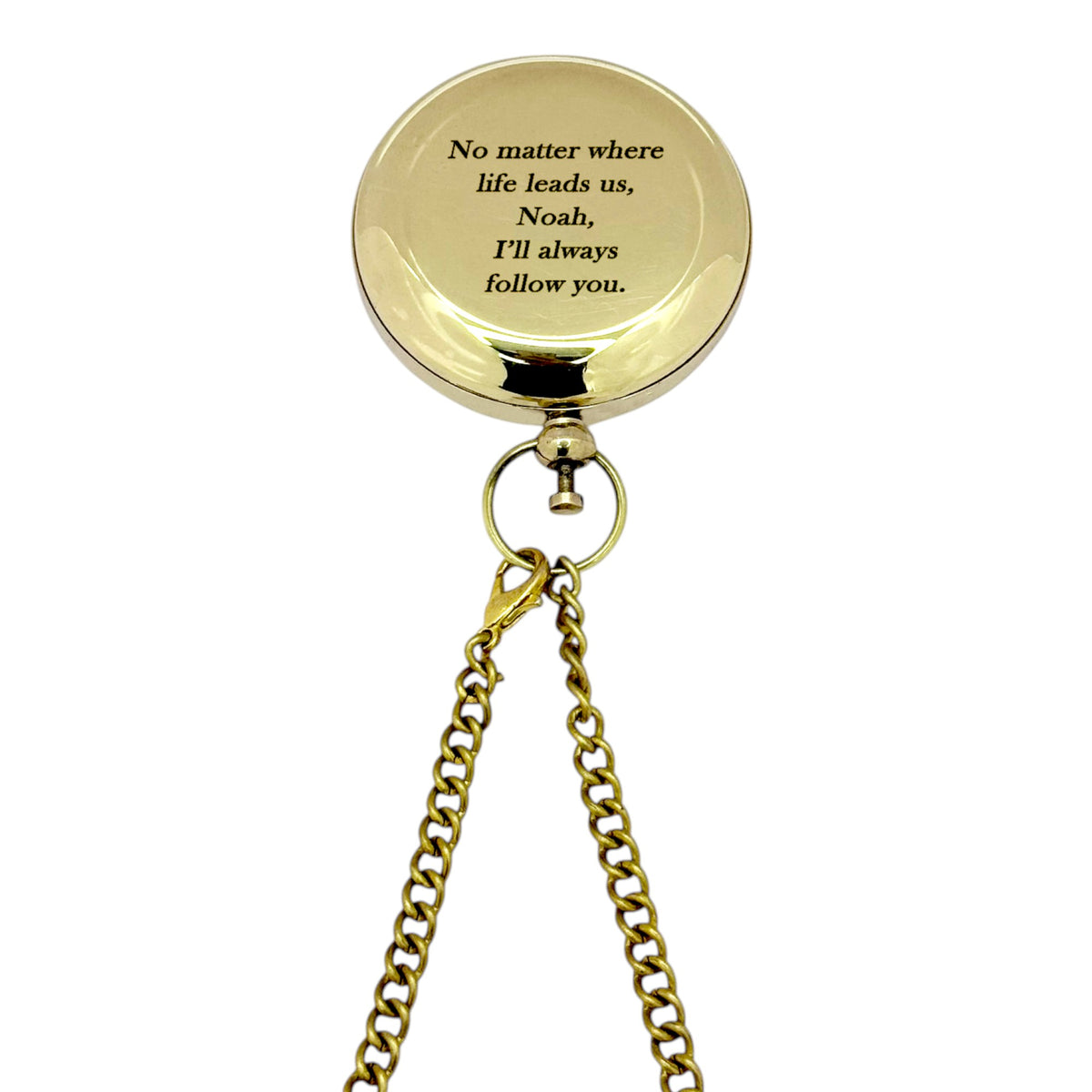 Personalised Push Button Compass