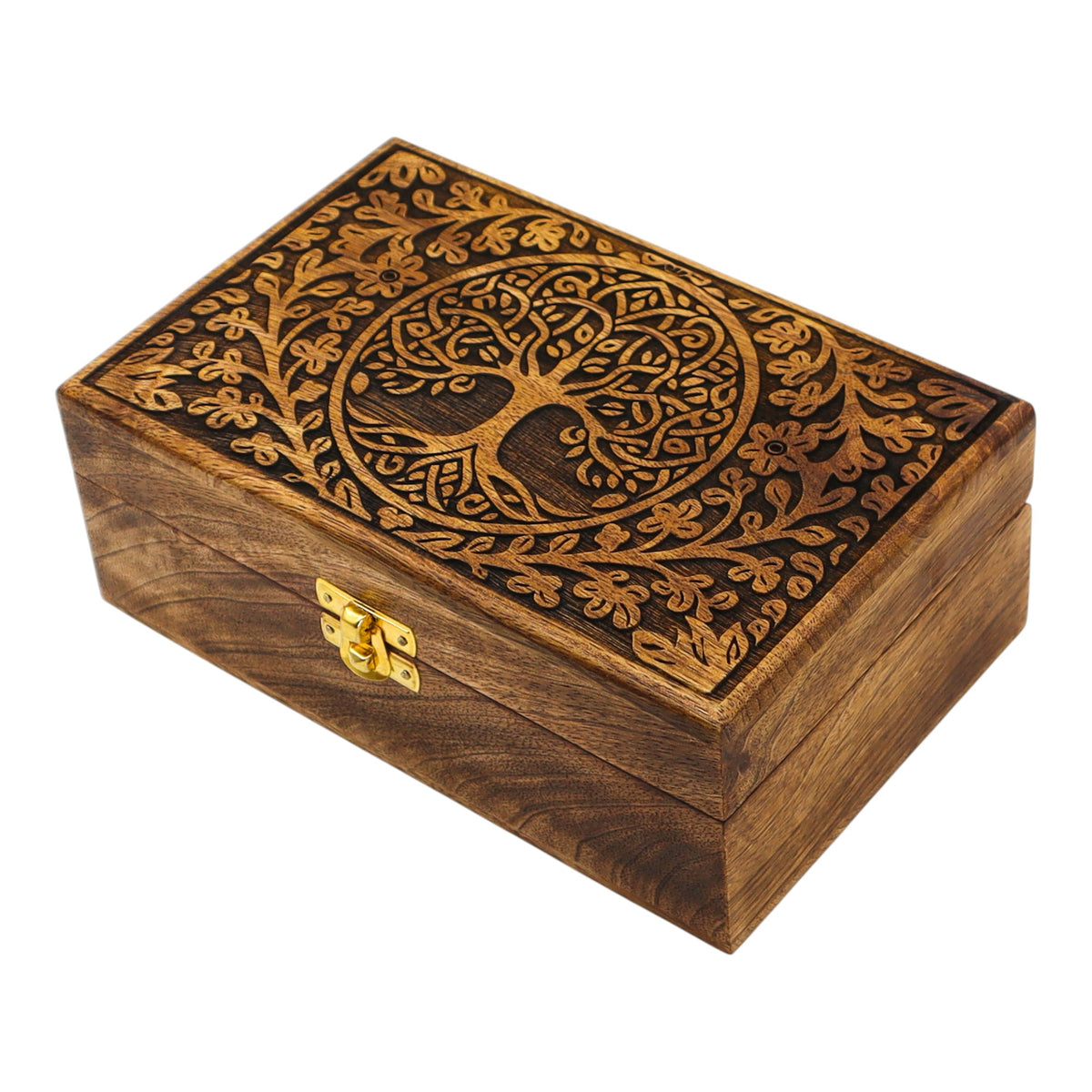 Tree of Life Wooden Chest
