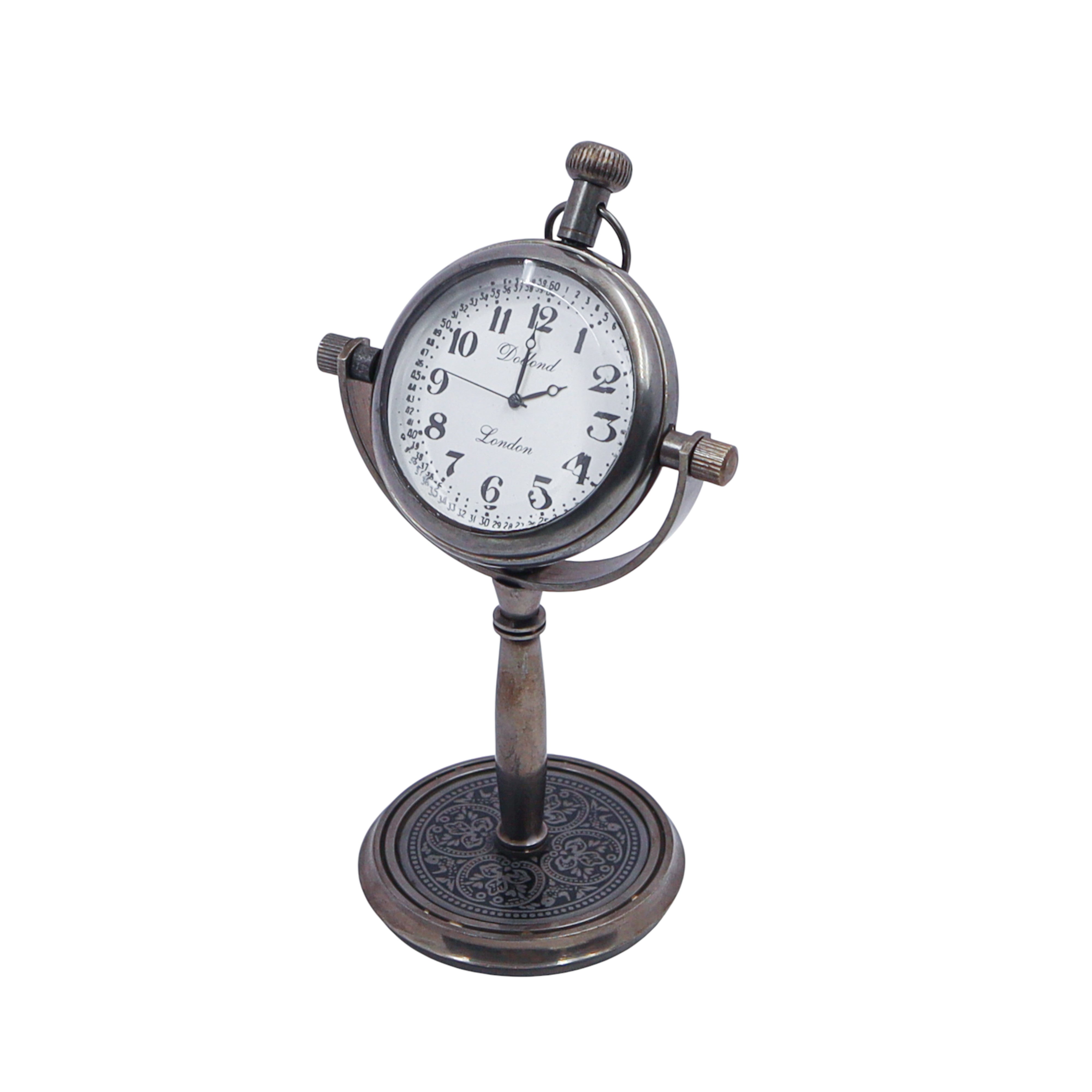Personalised Bronze Desk Clock