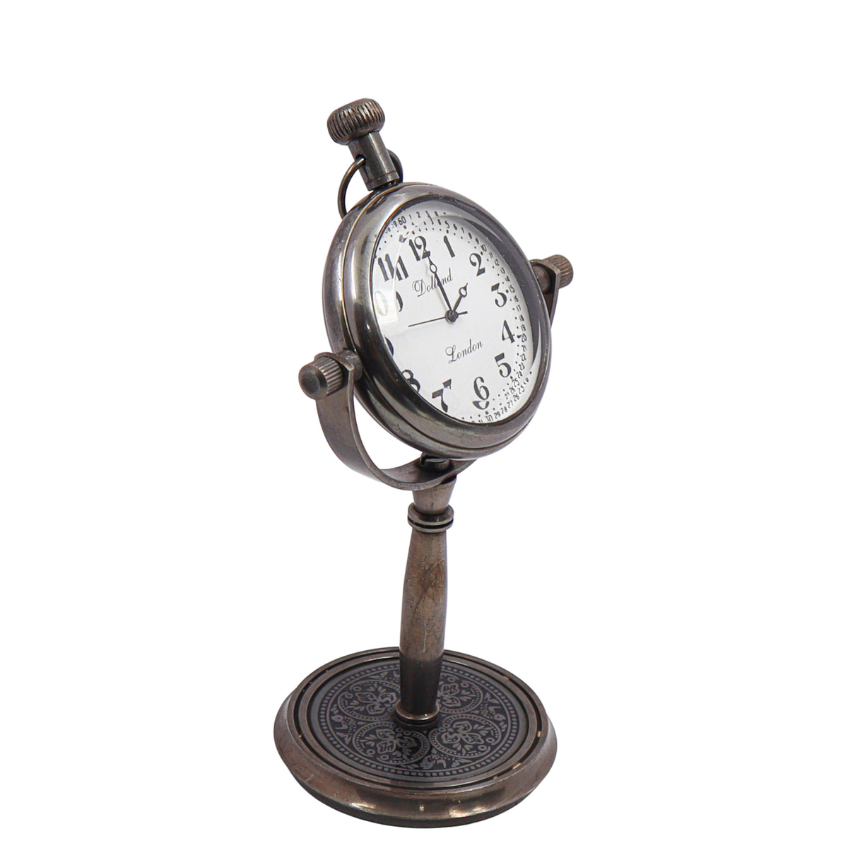 Personalised Bronze Desk Clock