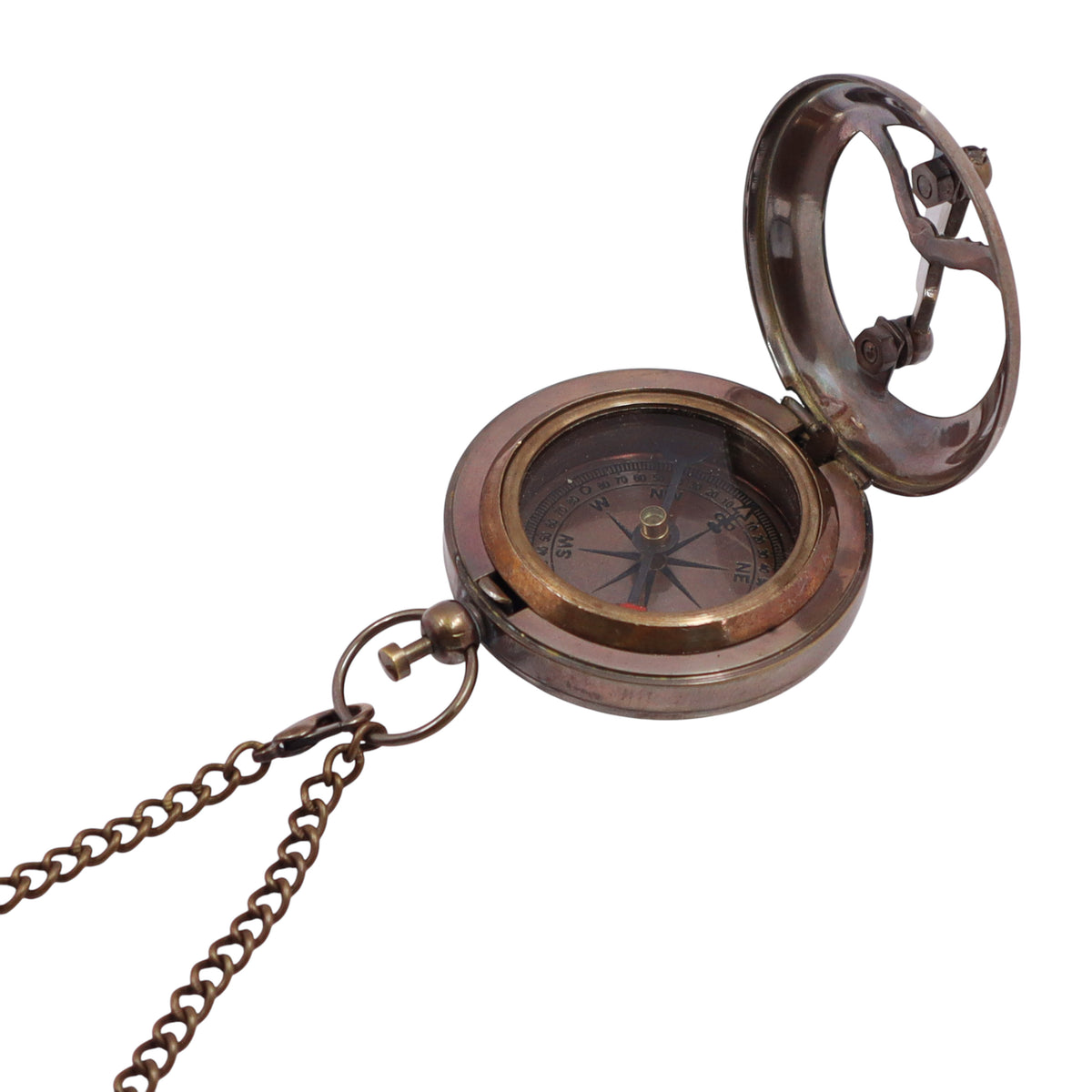 Personalised 2-Inch Sundial Compass for 18th Birthday