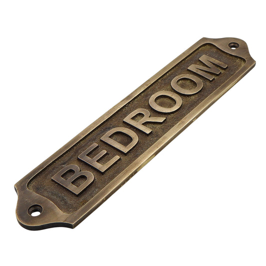 Engraved Brass Bedroom Name Plate