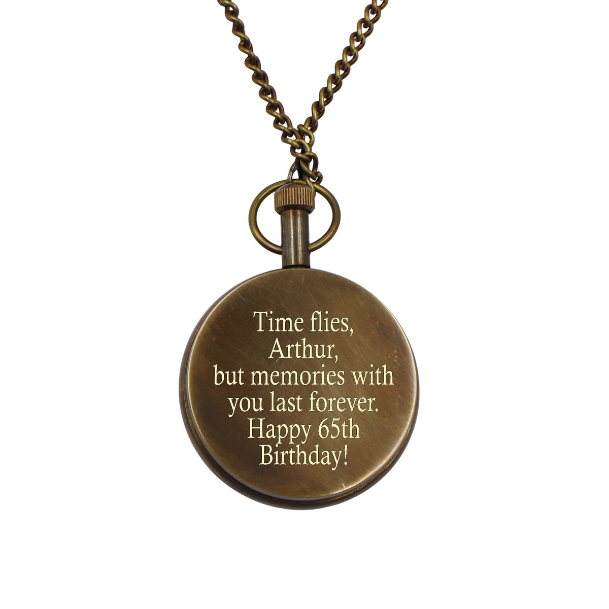 Personalized Birthday Pocket Watch