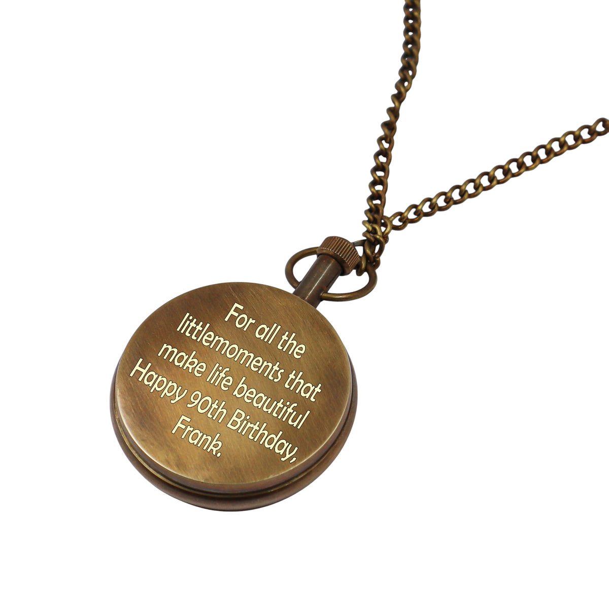 Personalized Birthday Pocket Watch