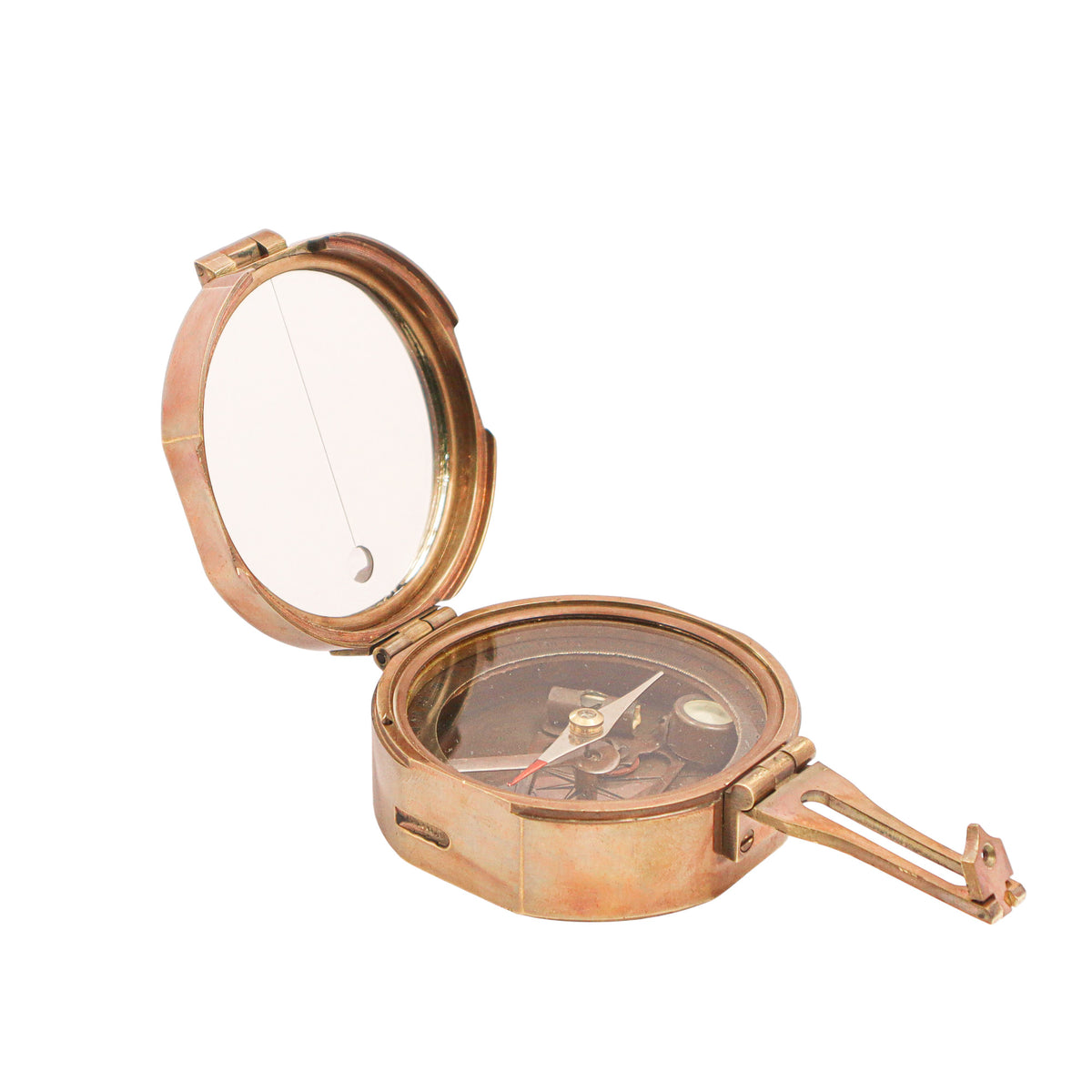 Personalised Brunton Compass with Wooden Box