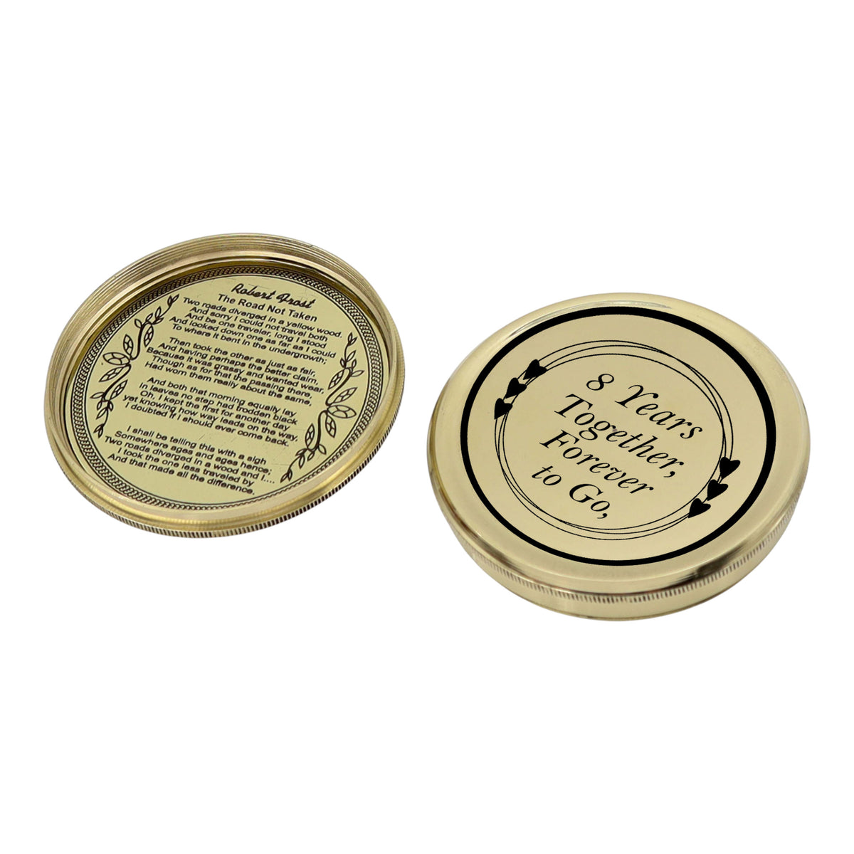 Personalised 100 Year Brass 3-Inch Calendar Compass