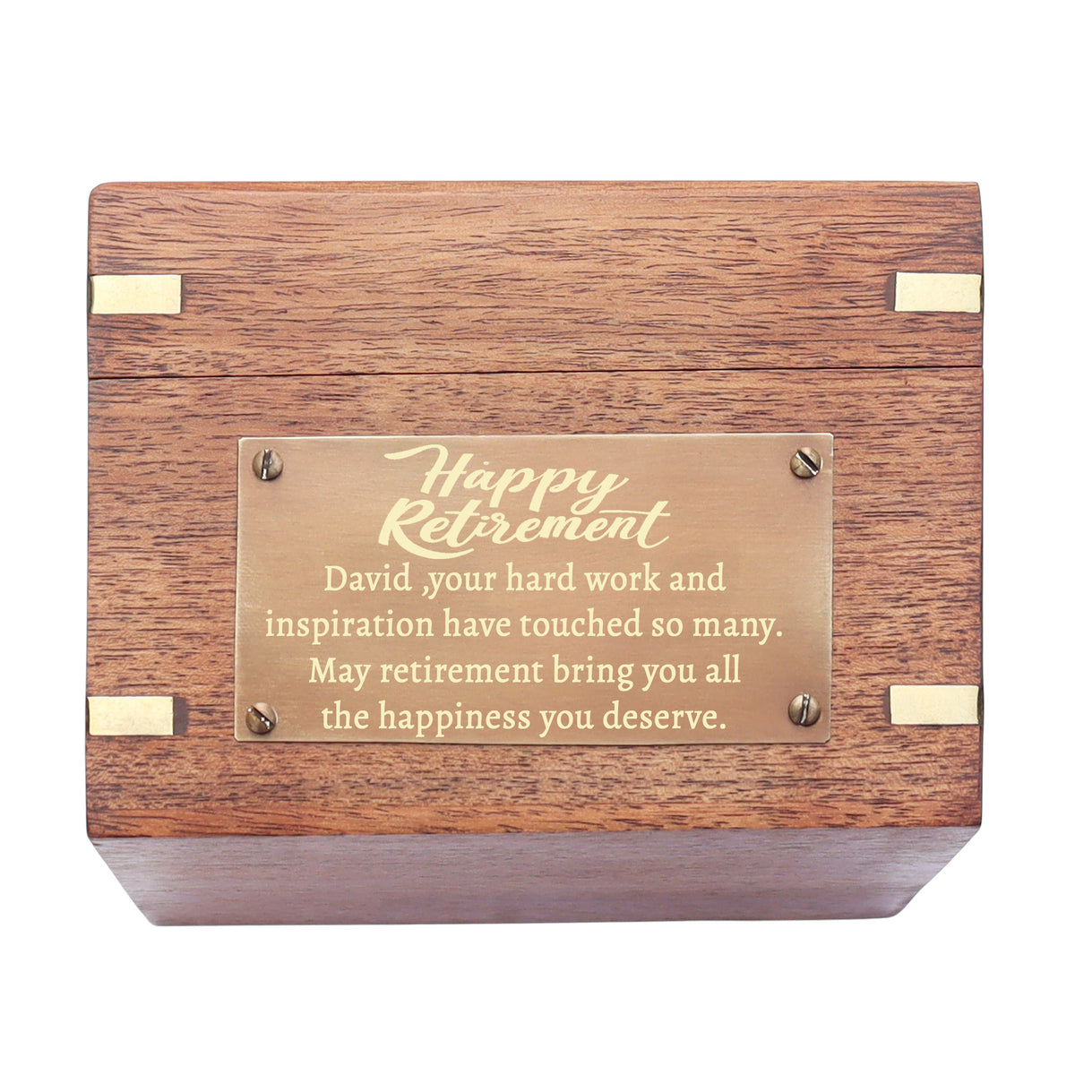 Personalised Gimbal Compass with Bronze Plaque