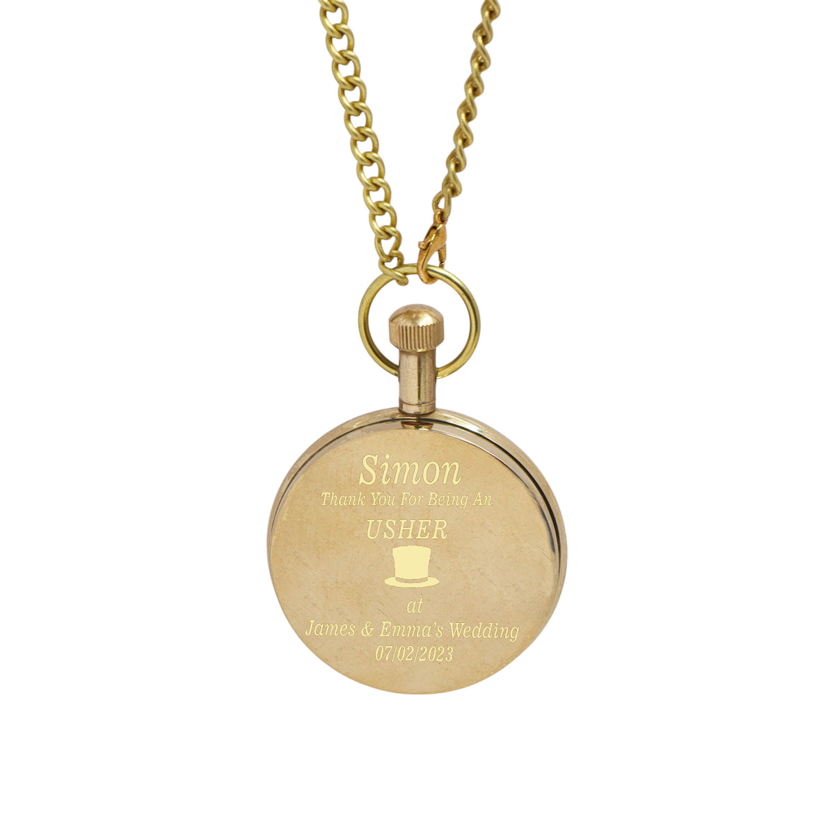 Personalized Groomsmen Pocket Watch