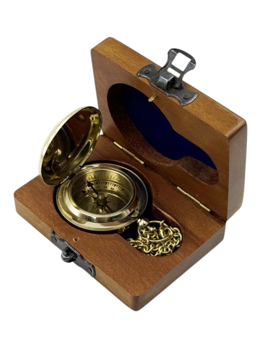 Personalised Push Button Compass