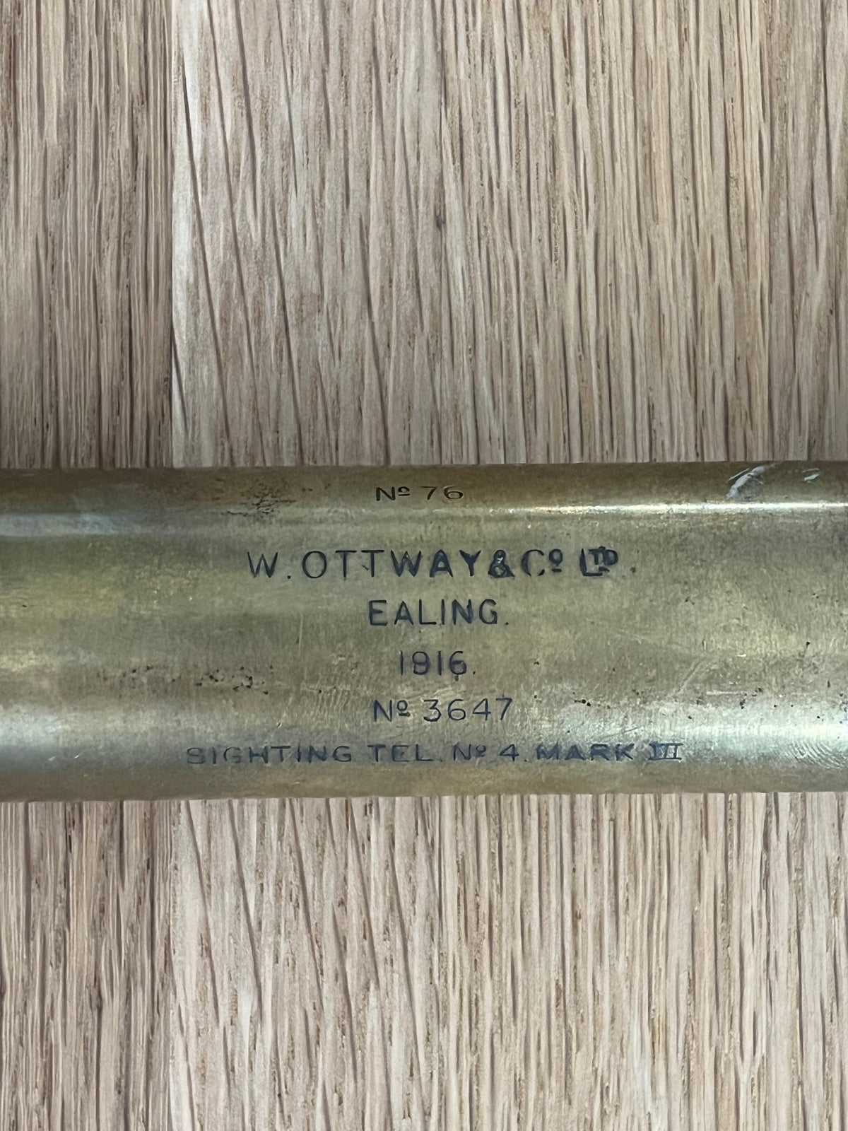 Antique W.Ottway & Co Ltd Ealing London Spotting Telescope