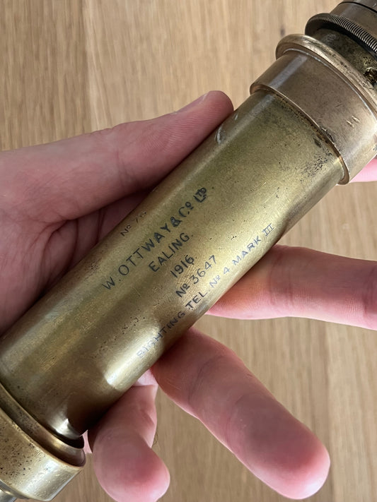 Antique W.Ottway & Co Ltd Ealing London Spotting Telescope