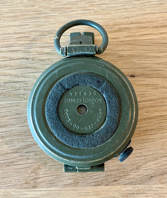Antique Stanley London Prismatic Marching Fluid Filled Compass