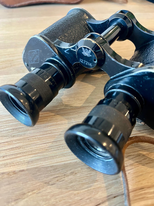 Vintage Dollond London Binoculars with Leather Case