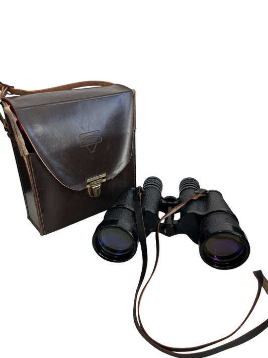 Vintage Jagermeister 10x50 Binoculars with Leather Case