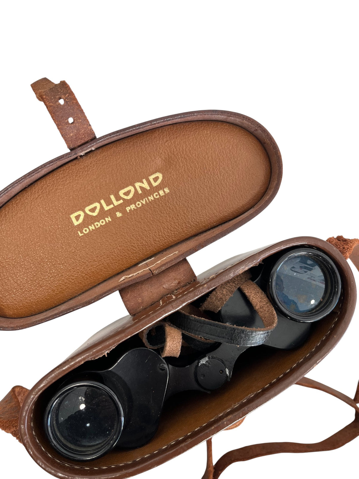 Vintage Dollond London 8x30 Binoculars with Leather Case