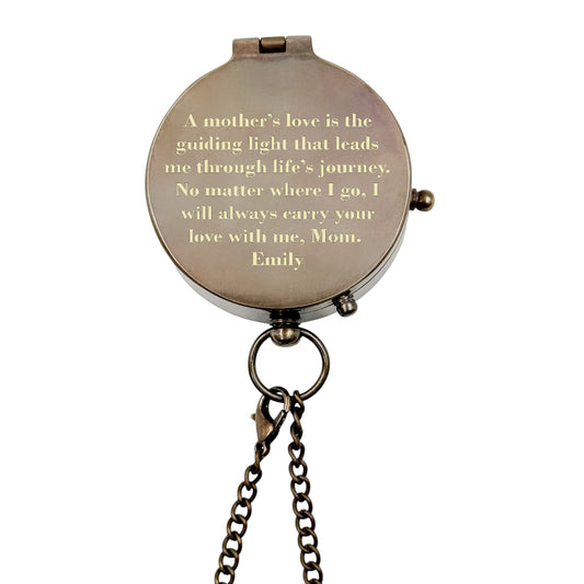 Personalized Mother's Day Gift Compass