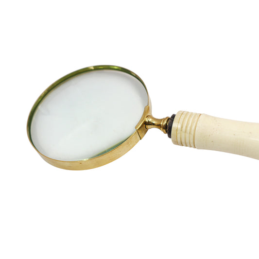 Magnifying Glasses with White Bone Handle