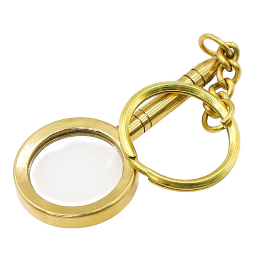 Pocket Magnifying Glass Keyring